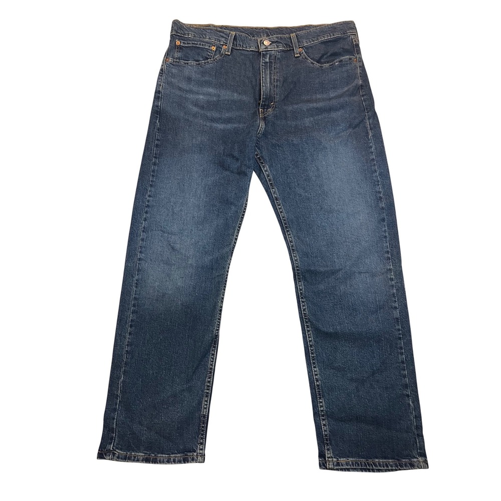 Levis 505 Regular Fit Mens Jeans 38x30 Medium Wash Blue Straight Leg‎ 00505-2141